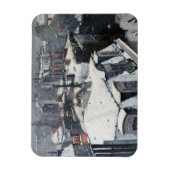 Magnet Flexible Gustave Caillebotte - Toits dans la neige (Vertical)