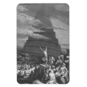 Magnet Flexible Gustave Dore Confusion Of Tongue Tower (Vertical)