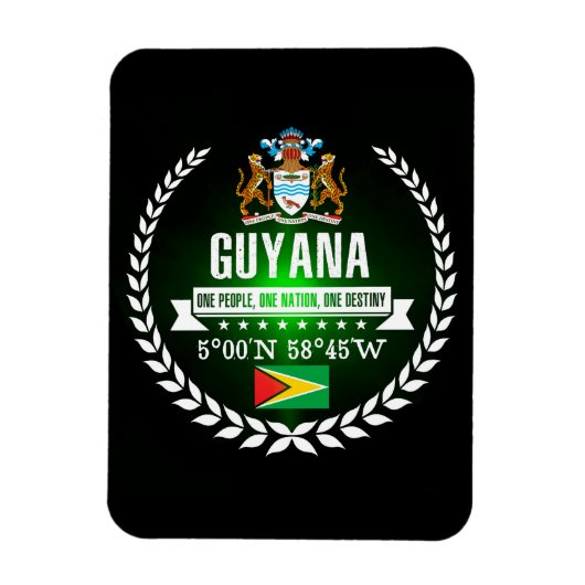 Magnet Flexible Guyana (Vertical)