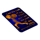 Magnet Flexible Gym Poétif Motivationnel Poète Walt Whitman (Côté Droit)