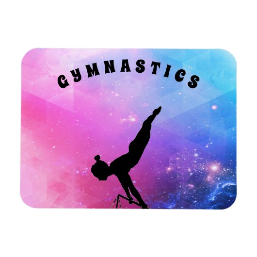Magnet Flexible Gymnastique Abstraite (Horizontal)