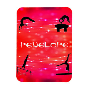 Magnet Flexible Gymnastique Événements Filles personnalisées
