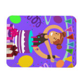 Magnet Flexible Gymnastique fête d'anniversaire (Horizontal)