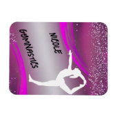 Magnet Flexible Gymnastique fille personnalisée (Horizontal)