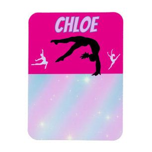 Magnet Flexible Gymnastique Purple Lilac Hot rose Bébé Blue Pastel