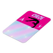 Magnet Flexible Gymnastique Purple Lilac Hot rose Bébé Blue Pastel (Côté Gauche)