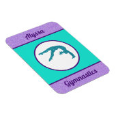 Magnet Flexible Gymnastique violet / Turquoise (Côté Droit)