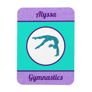 Magnet Flexible Gymnastique violet / Turquoise