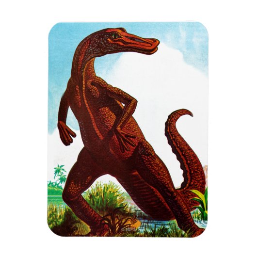 Magnet Flexible Hadrosaurus Dinosaur (Vertical)