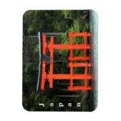 Magnet Flexible hakone torii japan postcard (Vertical)