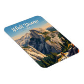 Magnet Flexible Half Dome Yosemite États-Unis (Côté Droit)
