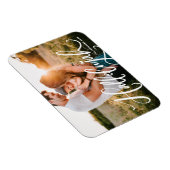 Magnet Flexible Hallelujah Moderne Calligraphie Noël Photo (Côté Droit)