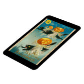 Magnet Flexible Hallowe'en, Chats noirs, Jack-o'-lantern (Côté Gauche)