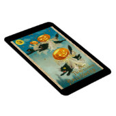 Magnet Flexible Hallowe'en, Chats noirs, Jack-o'-lantern (Côté Droit)