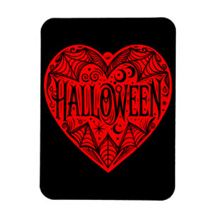 Magnet Flexible Halloween Cœur, Cœur Rouge Forme, Vacances