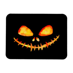 Magnet Flexible Halloween Déplaisant Smile Jack O' Lantern