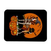 Magnet Flexible Halloween du chien beagle (Horizontal)
