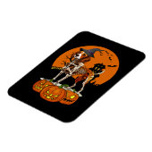 Magnet Flexible Halloween du chien beagle (Côté Gauche)