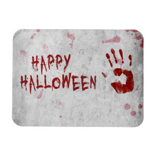 Magnet Flexible Halloween Empreinte de Main Sanglante