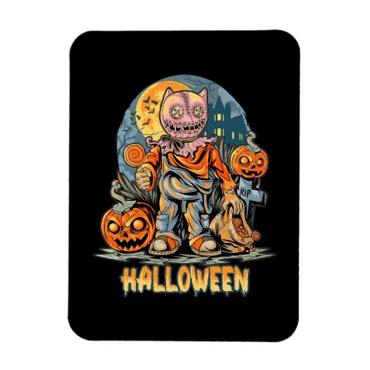 Magnet Flexible Halloween Et Chat (Vertical)