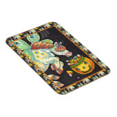 MAGNET FLEXIBLE HALLOWEEN FLYING HORSE CANDY CORN (Côté Droit)