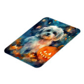 Magnet Flexible Halloween Havanais avec la peur Citrouille (Côté Gauche)