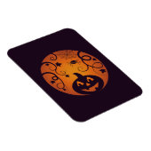 Magnet Flexible Halloween Jack-o'-lantern citrouille visage et ara (Côté Droit)