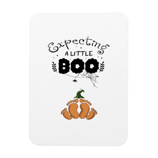 Magnet Flexible Halloween Maman Enceinte Future Maman Attendant Li (Vertical)