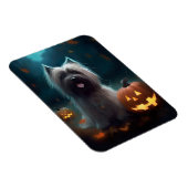 Magnet Flexible Halloween Skye Terrier Avec La Peur Citrouille (Côté Droit)