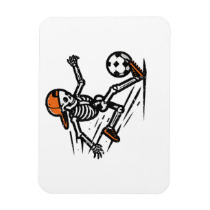 Magnet Flexible Halloween Squelette Football Costume de football H