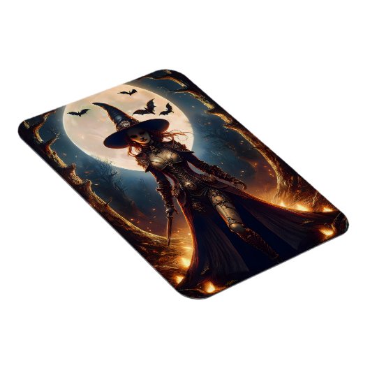 Magnet Flexible Halloween Steampunk Forest Witch (Côté Droit)