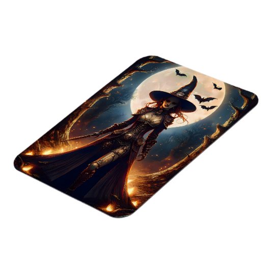 Magnet Flexible Halloween Steampunk Forest Witch (Côté Gauche)