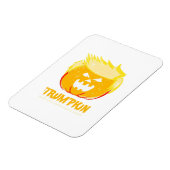 Magnet Flexible Halloween Trumpkin drôle (Côté Gauche)