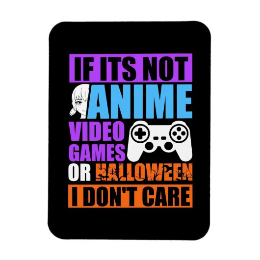 Magnet Flexible Halloween Video Games (Vertical)