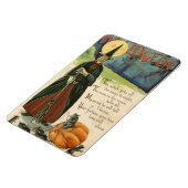 Magnet Flexible Halloween Witch Vintage (Côté Gauche)