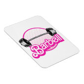 Magnet Flexible Haltère - rose (Côté Droit)