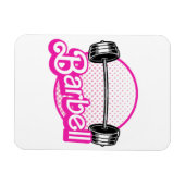 Magnet Flexible Haltère - rose (Horizontal)