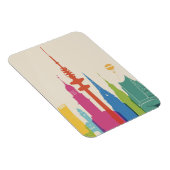 Magnet Flexible Hambourg Allemagne Skyline (Côté Droit)