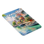 Magnet Flexible Hamilton, pearl of Bermuda (Côté Droit)