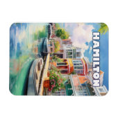 Magnet Flexible Hamilton, pearl of Bermuda (Horizontal)