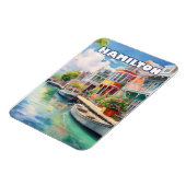 Magnet Flexible Hamilton, pearl of Bermuda (Côté Gauche)