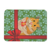 Magnet Flexible Hammy Christmas Hamster Noël (Horizontal)