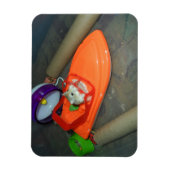 Magnet Flexible Hamster sur un bateau (Vertical)
