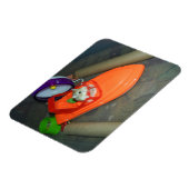 Magnet Flexible Hamster sur un bateau (Côté Gauche)