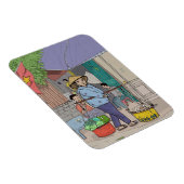 Magnet Flexible Hanoï Street Hawker Vietnam (Côté Droit)