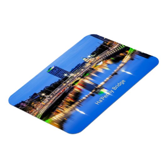 Magnet Flexible Ha'Penny Bridge, Dublin, Irlande (Côté Gauche)