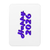 Magnet Flexible Happy 2026 (Vertical)