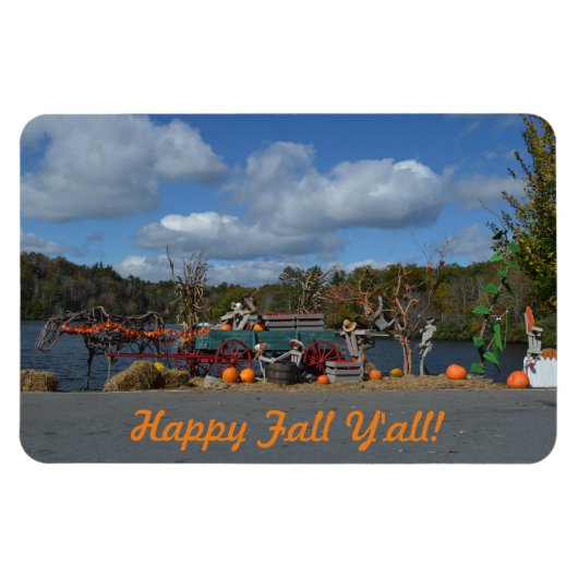 Magnet Flexible Happy Automne Y'all Affichage par l'eau (Horizontal)