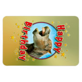 Magnet Flexible Happy Birthday from the laughing horse (Horizontal)