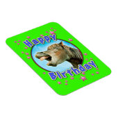 Magnet Flexible Happy Birthday from the laughing horse (Côté Droit)